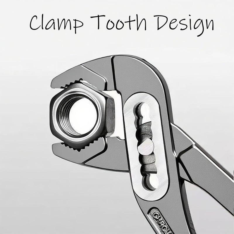 BJDSI Channel Locks Plier 8 inch,High Torque,V Jaw,Anti-Slip Handle. - Image 2